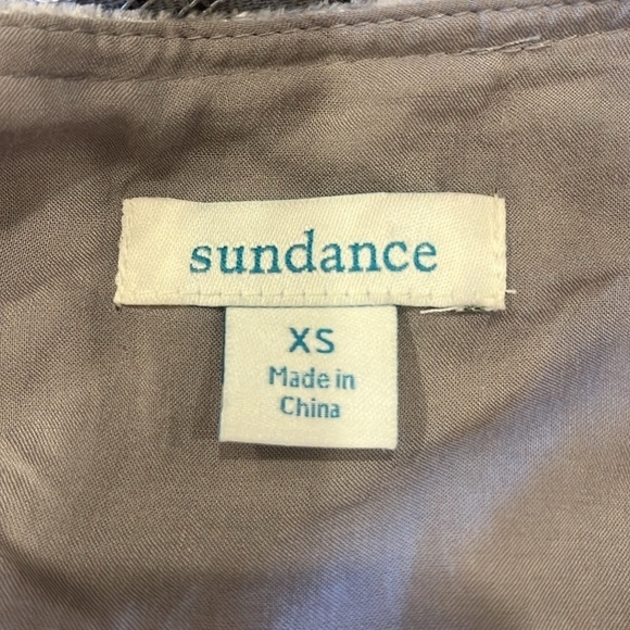 SUNDANCE Gray Velvet/Lace Blouse - Picture 6 of 6